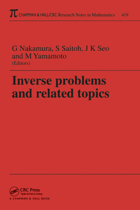Cover image for book Inverse Problems and Related Topics