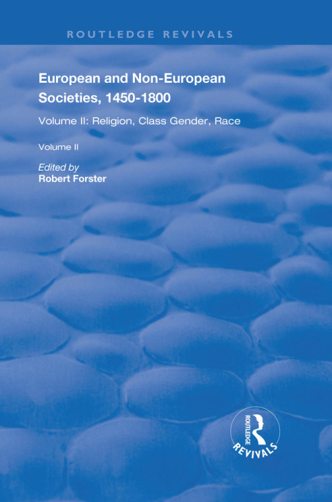 Cover image for book European and Non-European Societies, 1450-1800