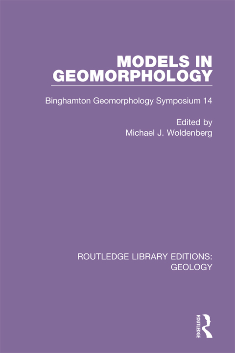 Cover image for book Models in Geomorphology