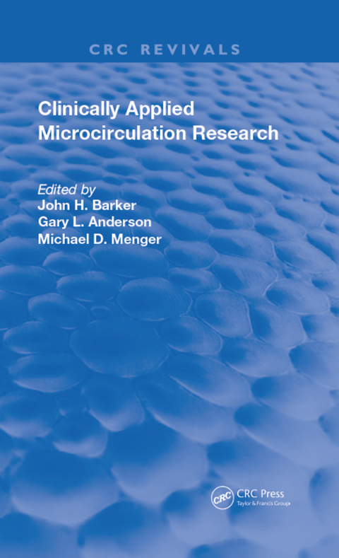 Clinically Applied Microcirculation Research 