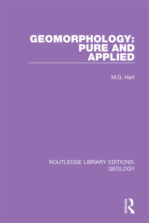 Cover image for book Geomorphology: Pure and Applied