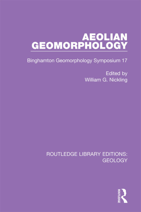 Cover image for book Aeolian Geomorphology