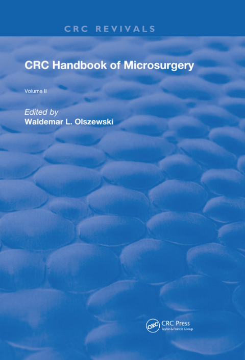 Cover image for book Handbook of Microsurgery