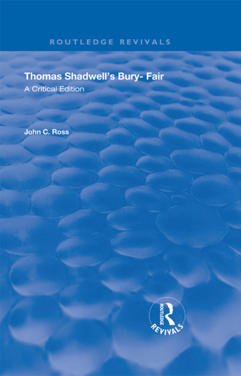 Cover image for book Thomas Shadwell's Bury-Fair