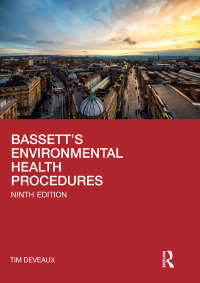 Titelbild: Bassett's Environmental Health Procedures 9th edition 9780367183288