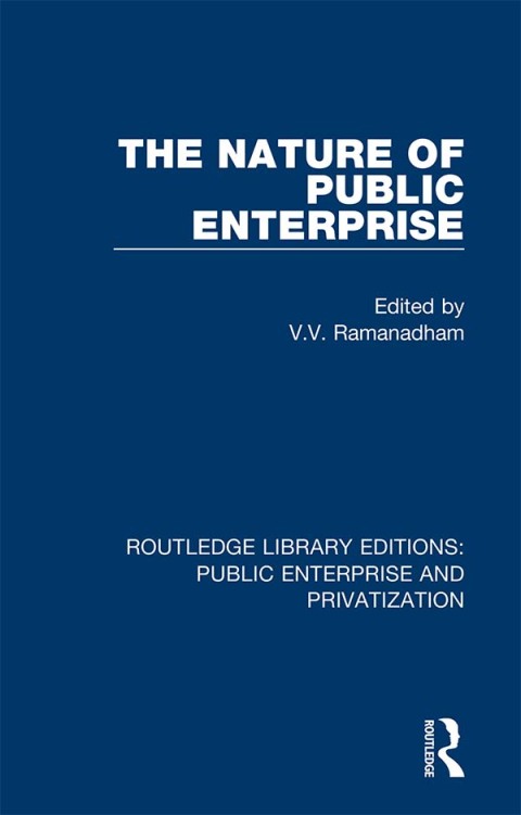 Cover image for book The Nature of Public Enterprise
