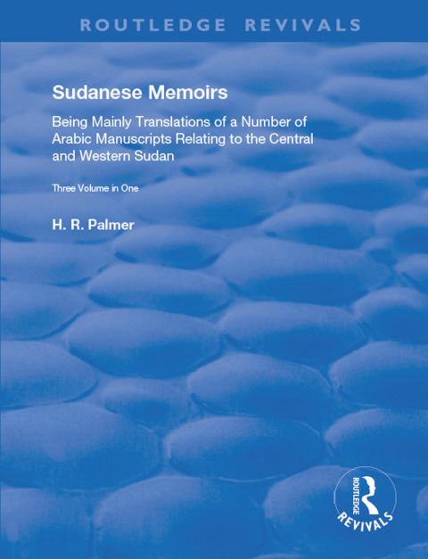 Cover image for book Sudanese Memoirs