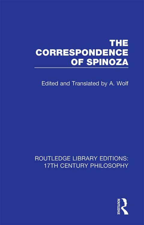 Cover image for book The Correspondence of Spinoza