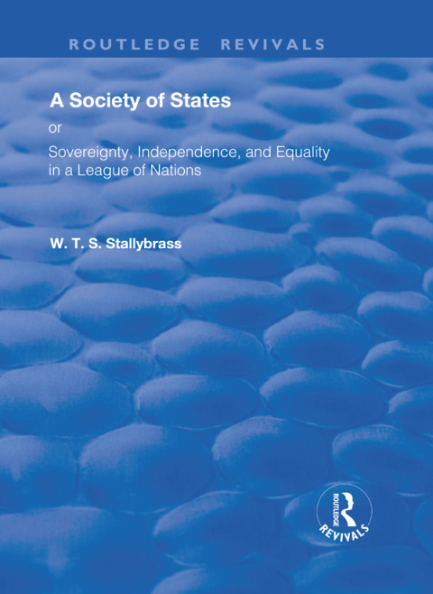 Cover image for book A Society of States