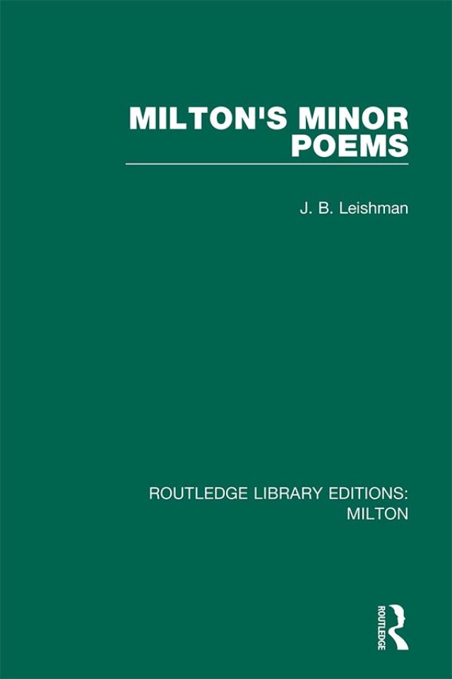 Milton's Minor Poems