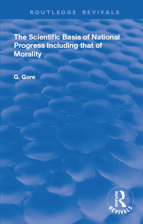 Cover image for book The Scientific Basis of National Progress