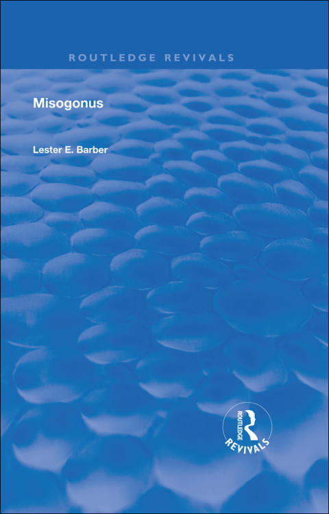 Cover image for book Misogonus