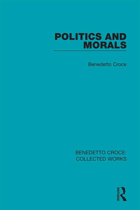 Cover image for book Politics and Morals