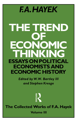 The Trend of Economic Thinking
