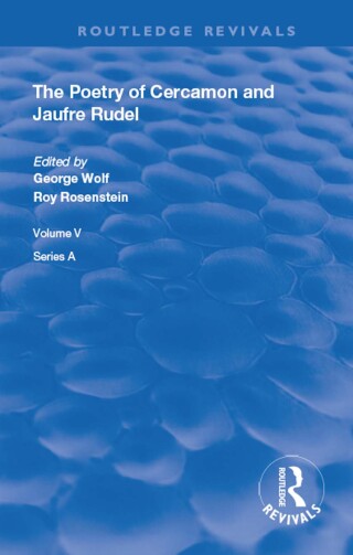 The Poetry of Cercamon and Jaufre Rudel