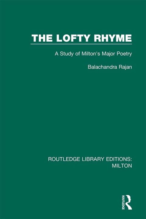 Cover image for book The Lofty Rhyme