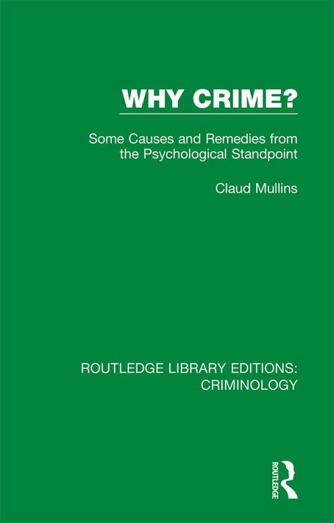 Cover image for book Why Crime?