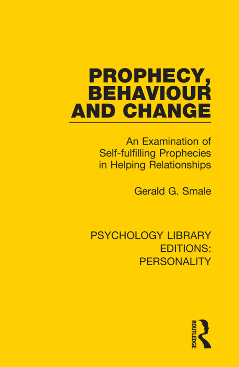 Cover image for book Prophecy, Behaviour and Change