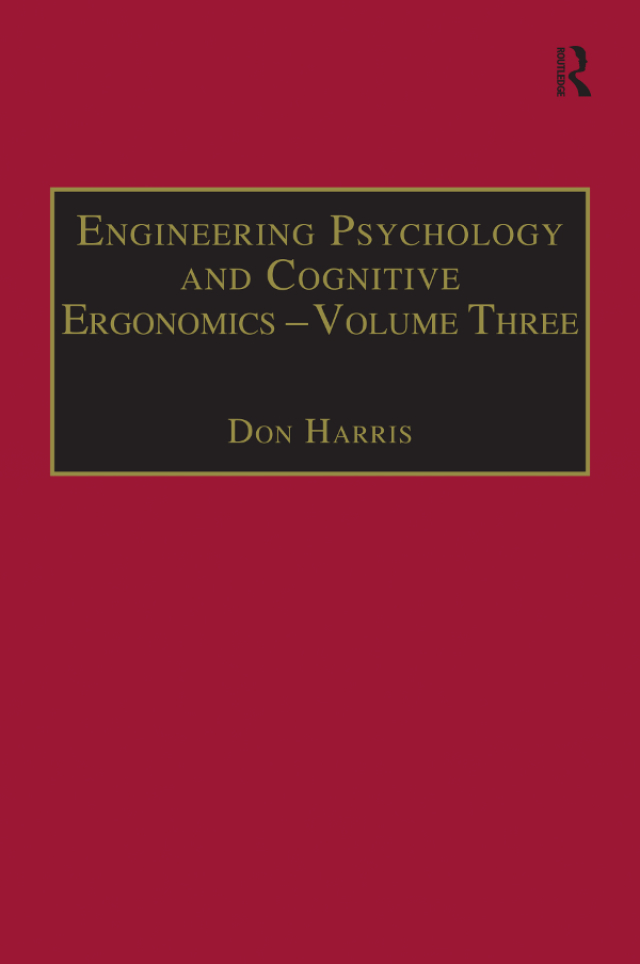 Engineering Psychology and Cognitive Ergonomics