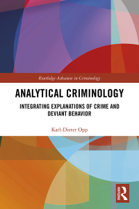 Cover image: Analytical Criminology 1st edition 9781032336428