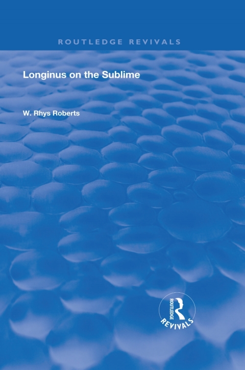 Cover image for book Longinus on the Sublime