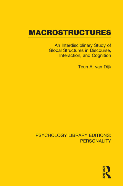 Cover image for book Macrostructures