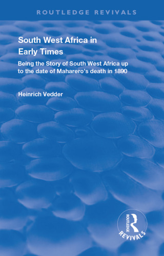 South West Africa in Early Times