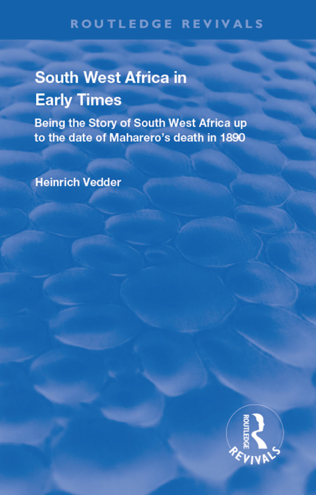South West Africa in Early Times