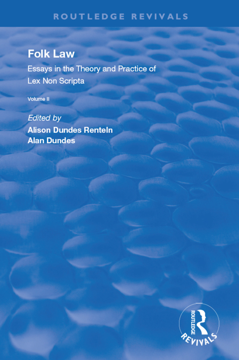 Cover image for book Folk Law
