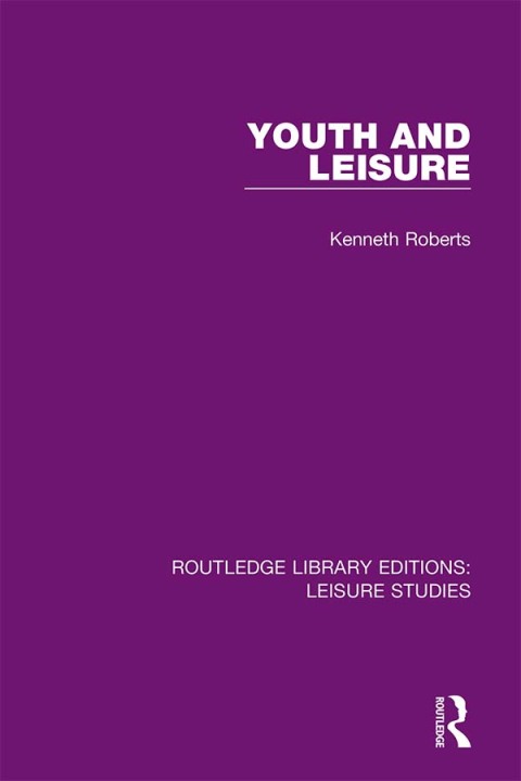 Cover image for book Youth and Leisure