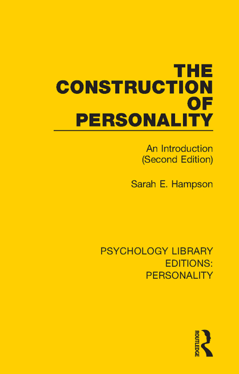 Cover image for book The Construction of Personality
