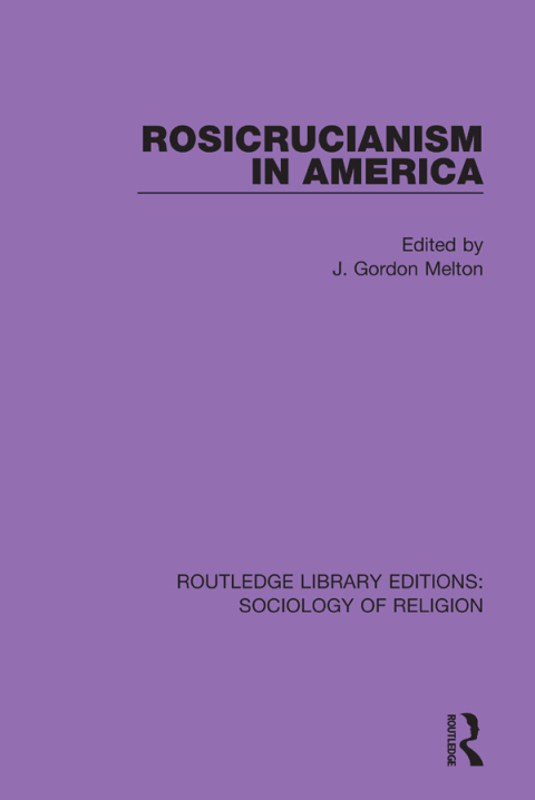 Cover image for book Rosicrucianism in America