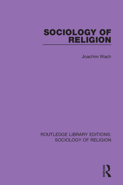 Cover image for book Sociology of Religion