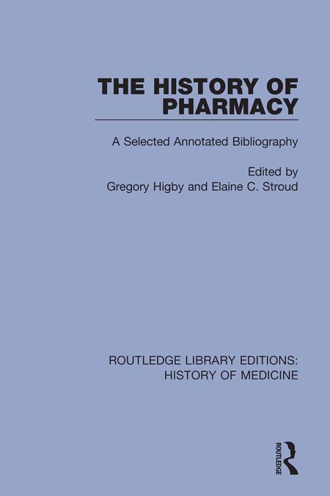 Cover image for book The History of Pharmacy