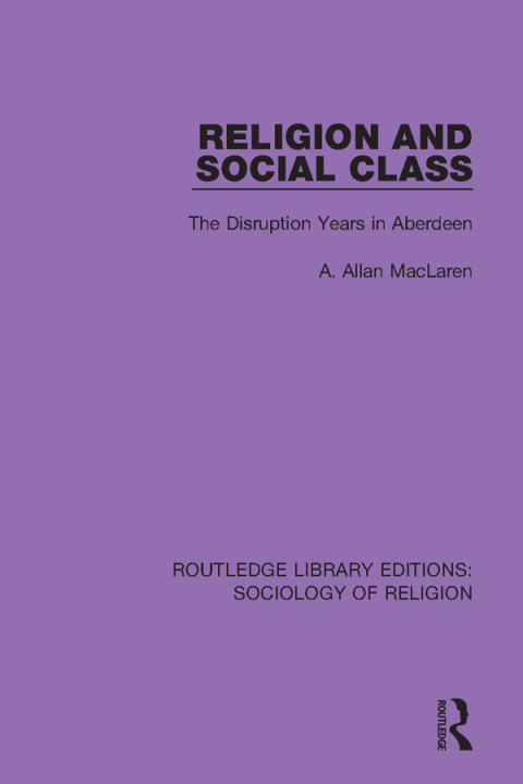 Cover image for book Religion and Social Class