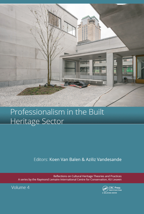 Cover image for book Professionalism in the Built Heritage Sector