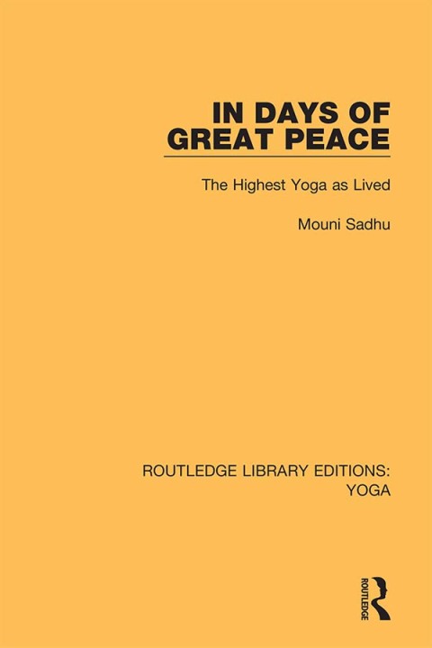 Cover image for book In Days of Great Peace