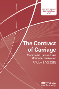 Imagen de portada: The Contract of Carriage 1st edition 9780367731830