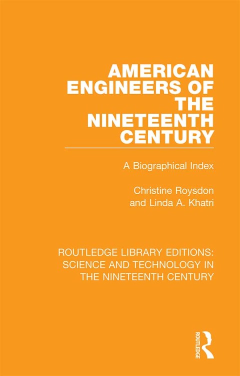 Cover image for book American Engineers of the Nineteenth Century