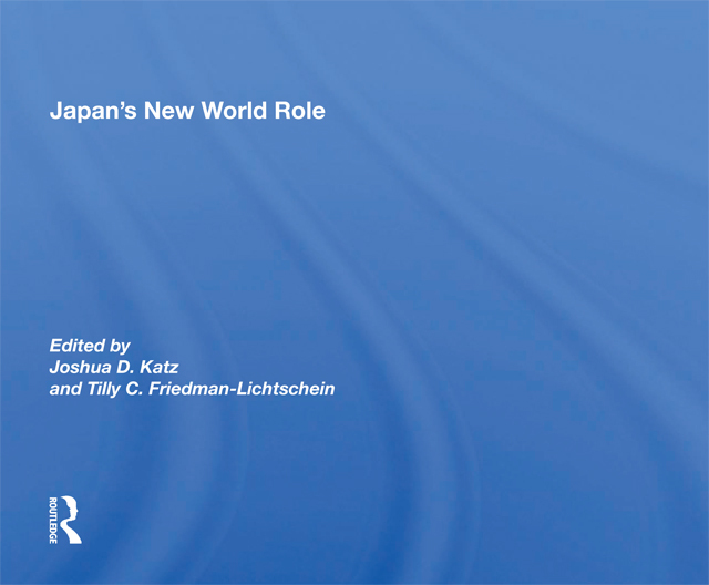 Japan's New World Role