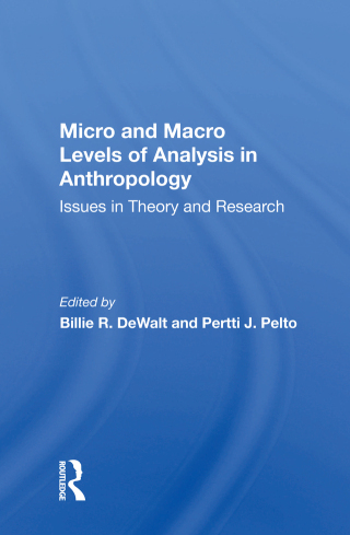 Micro And Macro Levels Of Analysis In Anthropology