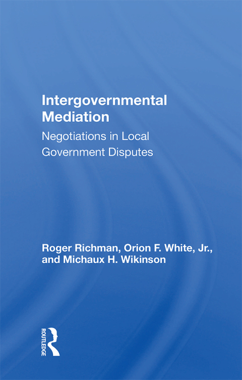 Cover image for book Intergovernmental Mediation