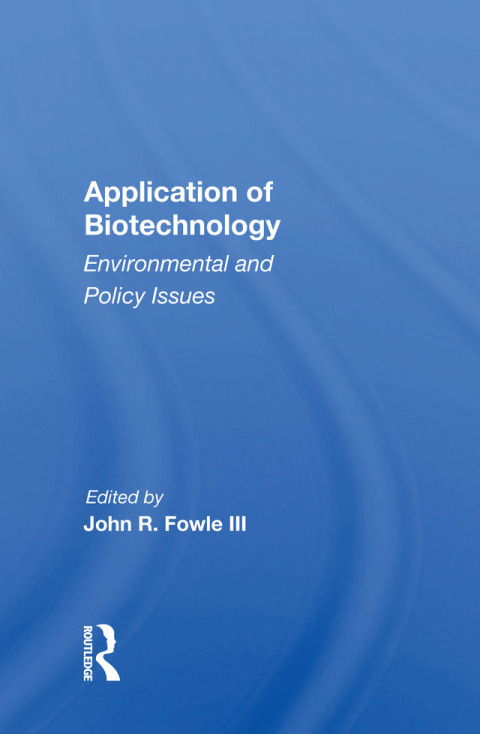 Cover image for book Application Of Biotechnology