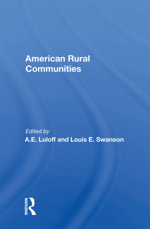 Cover image for book American Rural Communities