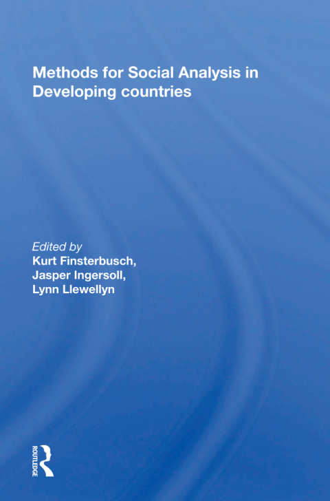 Cover image for book Methods for Social Analysis in Developing Countries