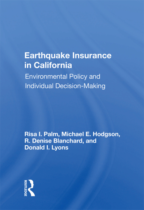 Cover image for book Earthquake Insurance In California