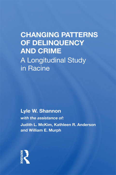 Cover image for book Changing Patterns Of Delinquency And Crime