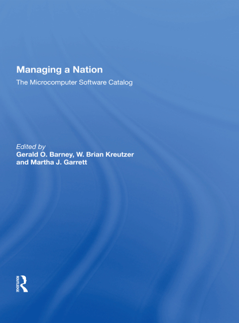 Cover image for book Managing A Nation