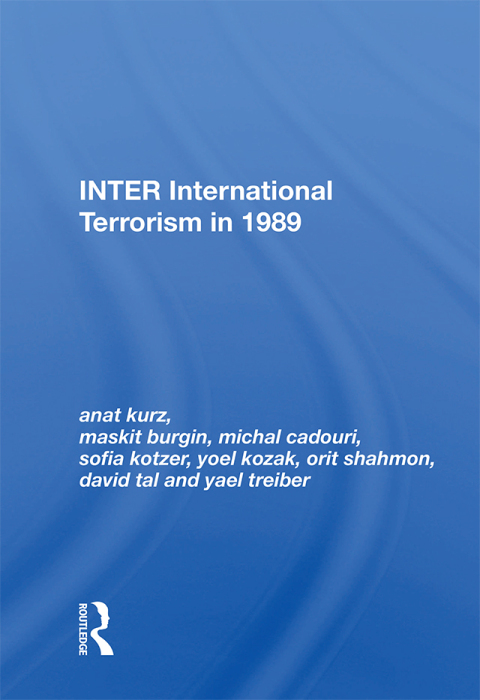 Cover image for book Inter: International Terrorism In 1989