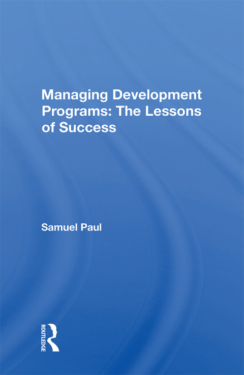Cover image for book Managing Development Programs: The Lessons of Success